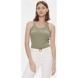 Abbigliamento Donna Top / T-shirt senza maniche Pinko CALCOLATORE 100807 A0PU-U84 Verde