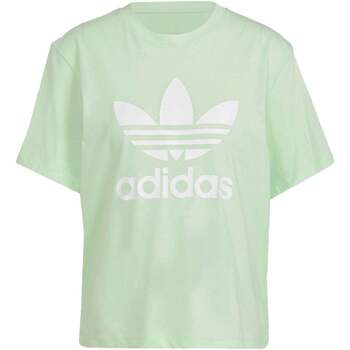 Abbigliamento Donna T-shirt & Polo adidas Originals Trfl Tee Boxy Segrsp Verde Verde