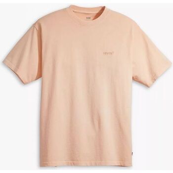 Abbigliamento Uomo T-shirt & Polo Levi's A0637 0096 - RED TAB TEE-GARMENT DYE PALE PEACH Rosa