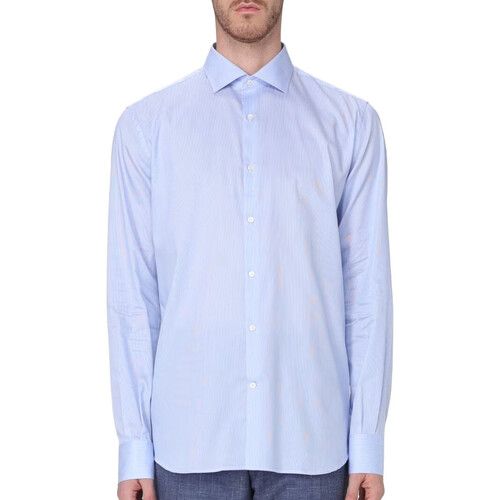 Abbigliamento Uomo Camicie maniche lunghe Brooksfield MAN SHIRT Blu