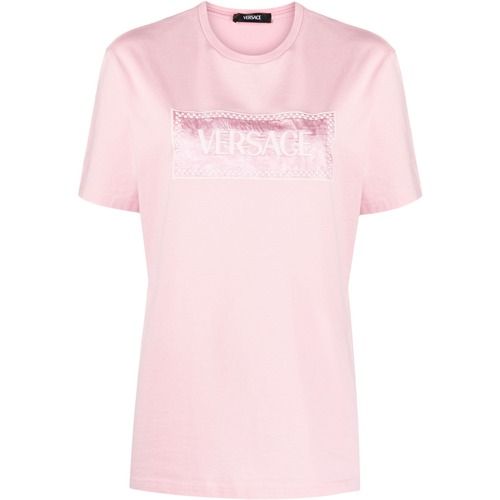 Abbigliamento Donna T-shirt maniche corte Versace T-SHIRT Rosa