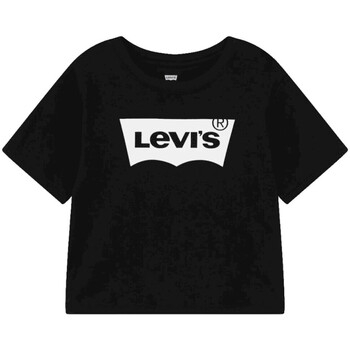 Abbigliamento Bambina T-shirt & Polo Levi's 4E0220-023 Nero