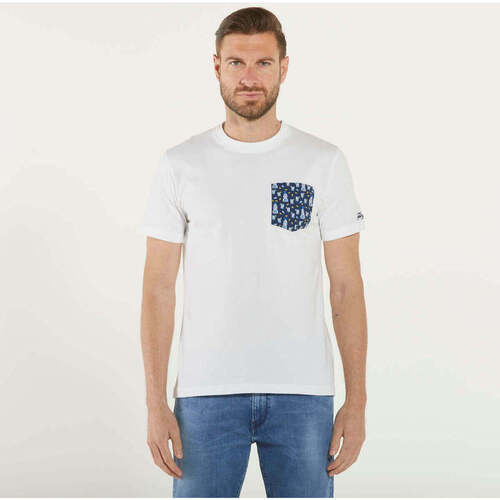 Abbigliamento Uomo T-shirt maniche corte Mc2 Saint Barth t-shirt tequila bianca Bianco