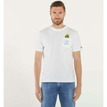 Abbigliamento Uomo T-shirt maniche corte Mc2 Saint Barth t-shirt like golden bianca Bianco