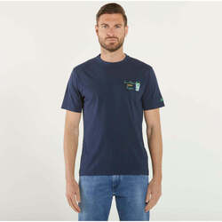 Abbigliamento Uomo T-shirt maniche corte Mc2 Saint Barth t-shirt drink mojito save blu Nero