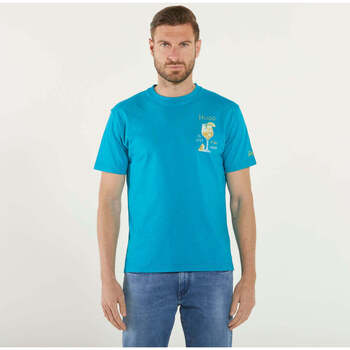 Abbigliamento Uomo T-shirt maniche corte Mc2 Saint Barth t-shirt hugo fun turchese Blu