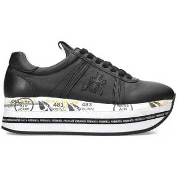 Scarpe Donna Sneakers Premiata BETH 3873 black leather Nero