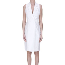 Abbigliamento Donna Vestiti Moschino Abito tubino a portafoglio VS000003275AE Bianco