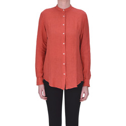 Abbigliamento Donna T-shirt & Polo Fay Camicia in lino TPC00003087AE Arancio
