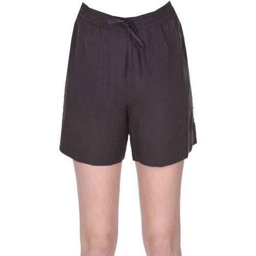 Abbigliamento Donna Shorts / Bermuda P.a.r.o.s.h. Shorts in seta PNH00003068AE Marrone