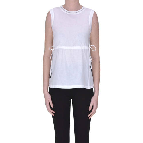 Abbigliamento Donna Top / Blusa Peserico Top in cotone TPT00003131AE Bianco