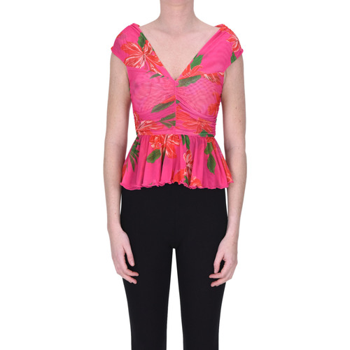 Abbigliamento Donna Top / T-shirt senza maniche Pinko Top Tropicale TPT00003115AE Viola