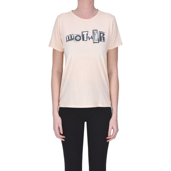 Abbigliamento Donna T-shirt & Polo Mother T-shirt stampa logo TPS00003133AE Beige