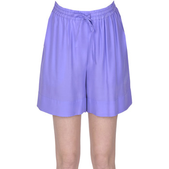 Abbigliamento Donna Shorts / Bermuda P.a.r.o.s.h. Shorts in seta PNH00003070AE Viola