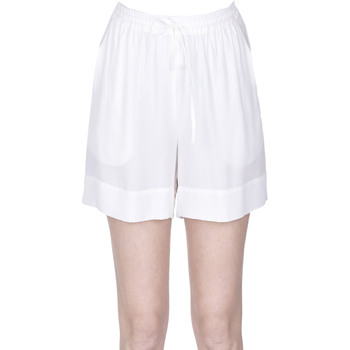 Abbigliamento Donna Shorts / Bermuda P.a.r.o.s.h. Shorts in seta PNH00003069AE Bianco