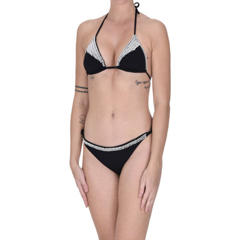 Abbigliamento Donna Costume a due pezzi Twin Set Bikini a triangolo con perle CST00003082AE Nero