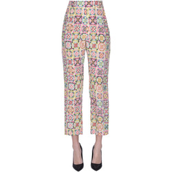 Abbigliamento Donna Pantaloni Momoni Pantaloni Avena PNP00003195AE Multicolore
