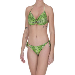 Abbigliamento Donna Costume a due pezzi Pin-Up Stars Bikini stampa animalier con lurex CST00003049AE Verde