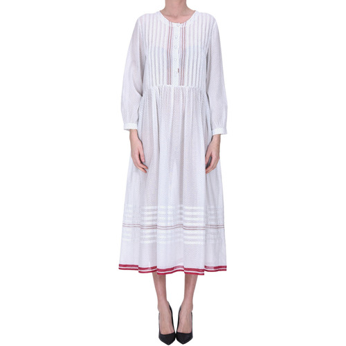 Abbigliamento Donna Vestiti Eka Abito in cotone con micro pois VS000003222AE Bianco