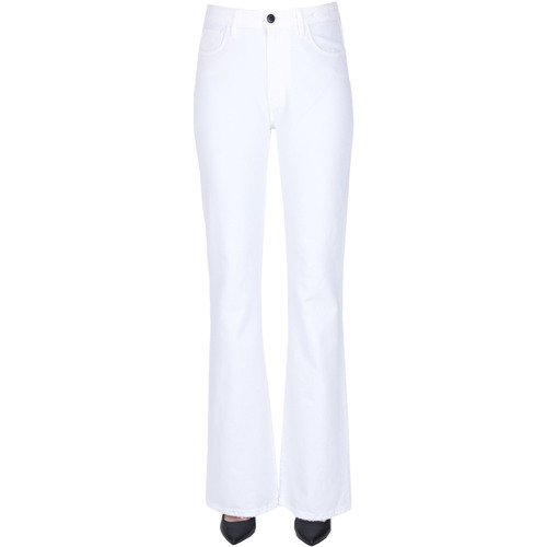 Abbigliamento Donna Pantaloni a campana 3X1 Jeans Farrah DNM00003091AE Bianco