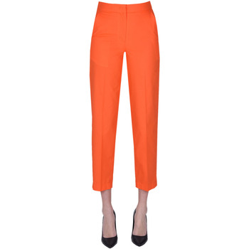 Abbigliamento Donna Chino Seventy Pantaloni in cotone a sigaretta PNP00003207AE Arancio