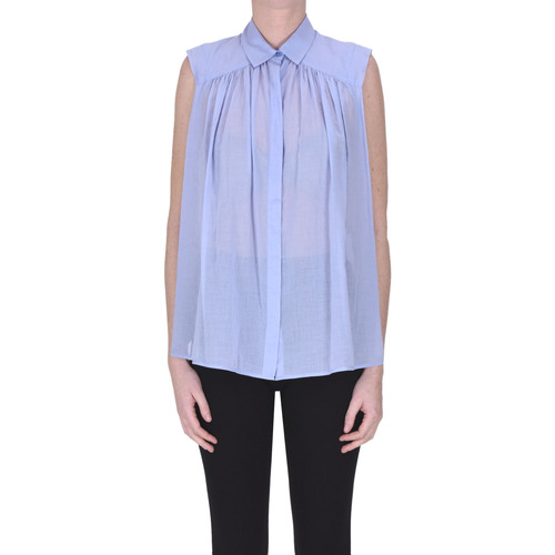 Abbigliamento Donna Camicie Peserico Camicia senza maniche  TPC00003151AE Blu