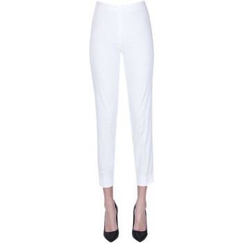 Abbigliamento Donna Pantaloni Clips Pantaloni slim in cotone PNP00003110AE Bianco