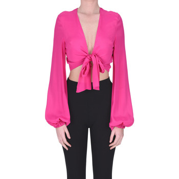 Abbigliamento Donna Camicie Twin Set Blusa cropped in crepè TPC00003176AE Viola