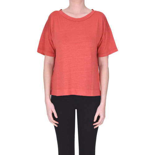 Abbigliamento Donna T-shirt & Polo Wool&co T-shirt in lino TPS00003069AE Arancio