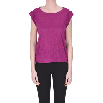 Abbigliamento Donna T-shirt & Polo Niu' T-shirt in lino TPS00003112AE Viola