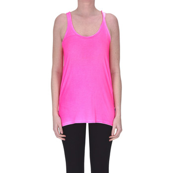 Abbigliamento Donna Top / T-shirt senza maniche Bonneterie Universel Tank top in viscosa fluo TPT00003135AE Rosa