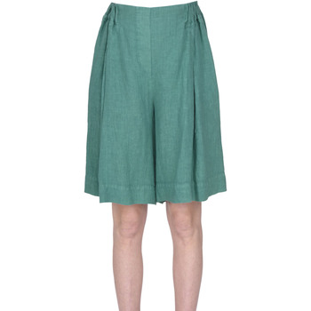 Abbigliamento Donna Shorts / Bermuda Anneclaire Bermuda in lino PNH00003065AE Verde