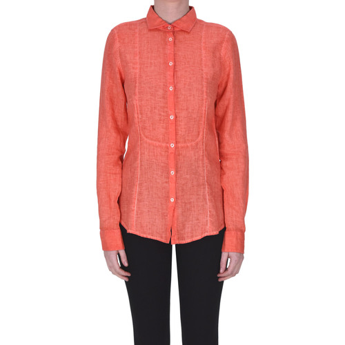 Abbigliamento Donna Camicie Ploumanac'h Camicia in lino TPC00003090AE Arancio