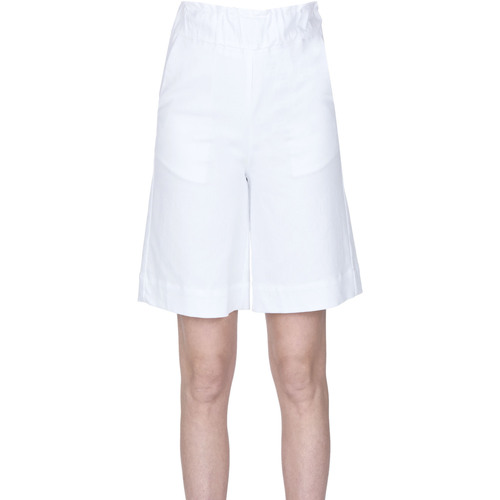 Abbigliamento Donna Shorts / Bermuda Rialto48 Bermuda in misto cotone PNH00003064AE Bianco