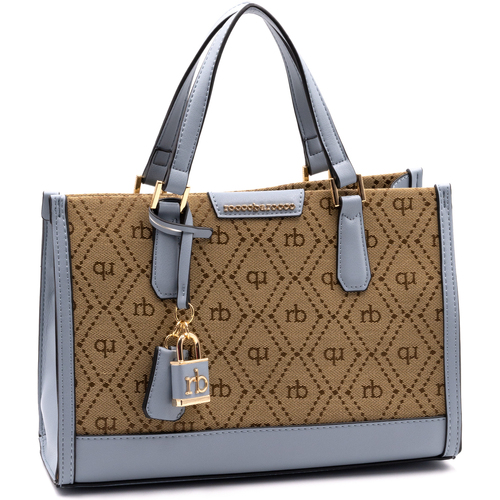 Borse Donna Tote bag / Borsa shopping Rocco Barocco Frida Blu