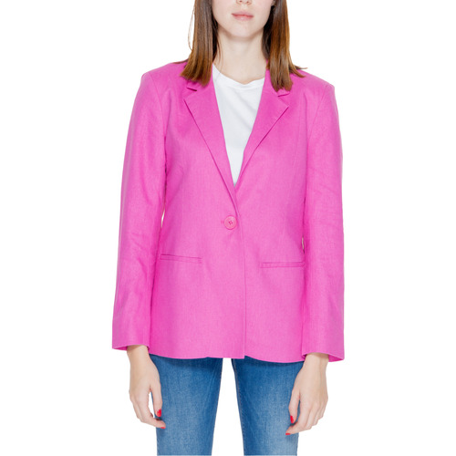 Abbigliamento Donna Giacche / Blazer Only ONLOLA-CARO L/S LINEN BL CC TLR 15279507 Rosso