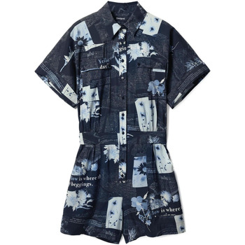 Abbigliamento Donna Tuta jumpsuit / Salopette Desigual NAPOLES 24SWPW16 Blu