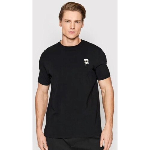 Abbigliamento Uomo T-shirt maniche corte Karl Lagerfeld 755027 500221 Nero