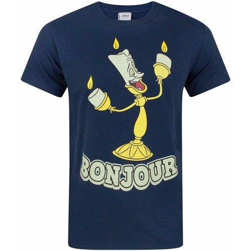 Abbigliamento Uomo T-shirts a maniche lunghe Dessins Animés Bonjour Blu