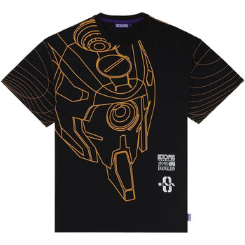 Abbigliamento Uomo T-shirt maniche corte Octopus EVENGELION - EVA 00 FLOWING  TEE Nero