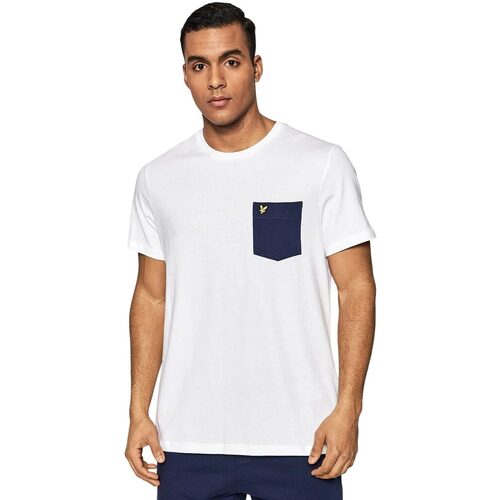 Abbigliamento Uomo T-shirt maniche corte Lyle & Scott CONTRAST POCKET T-SHIRT Bianco