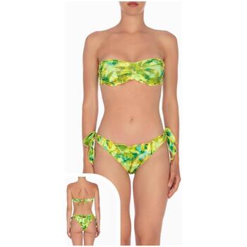 Abbigliamento Donna Costume a due pezzi F * * K Bikini fascia con slip nodi regolabile FK24-1341X04 Verde