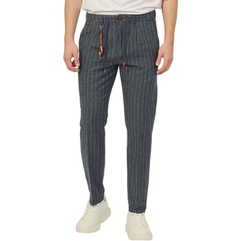 Abbigliamento Uomo Pantaloni 5 tasche Yes Zee P698-KP00 Blu