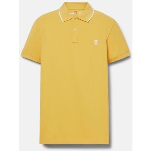 Abbigliamento Uomo T-shirt & Polo Timberland TB0A26NFEG4 POLO-EG4 PRINTED NECK Giallo