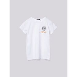 Abbigliamento Bambino T-shirt & Polo Replay SB7360.055.2660-001 Bianco