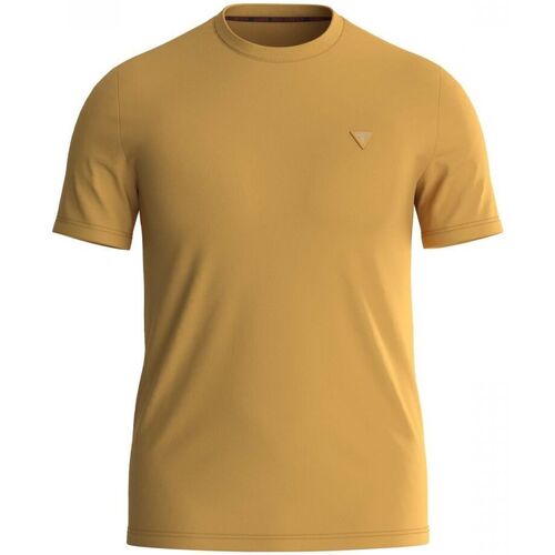 Abbigliamento Uomo T-shirt & Polo Guess M3Y45 KBS60 TECH TEE-G285 GOLD FLAKE Oro