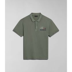 Abbigliamento Uomo T-shirt & Polo Napapijri E-COLVILLE NP0A4HPX-GAE GREEN LICHEN Verde