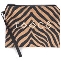 Image of Borsa Tooco Pochette Zebra Marrone067