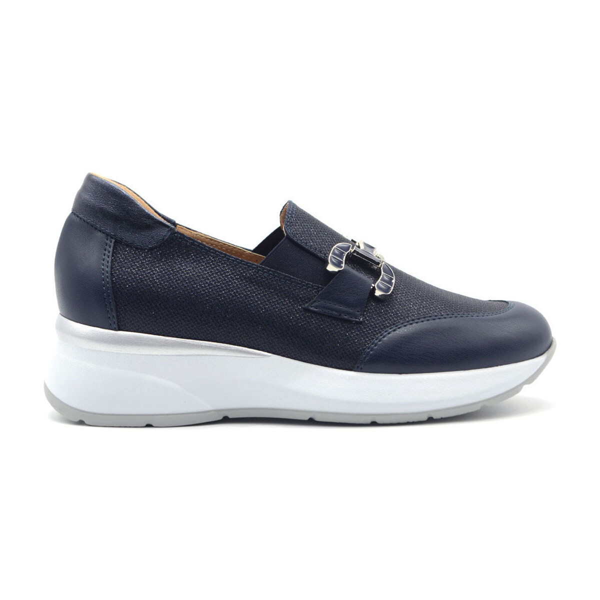 Comart mocassino con zeppa Blu Scarpe Mocassini Donna 83 40