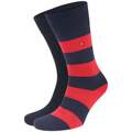 Image of Calzini Tommy Hilfiger Two Pack Knitted Rugby Socks Navy Tommy Original067